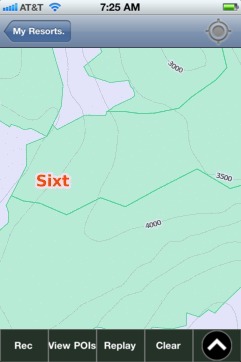Sixt ski map - iPhone Ski App